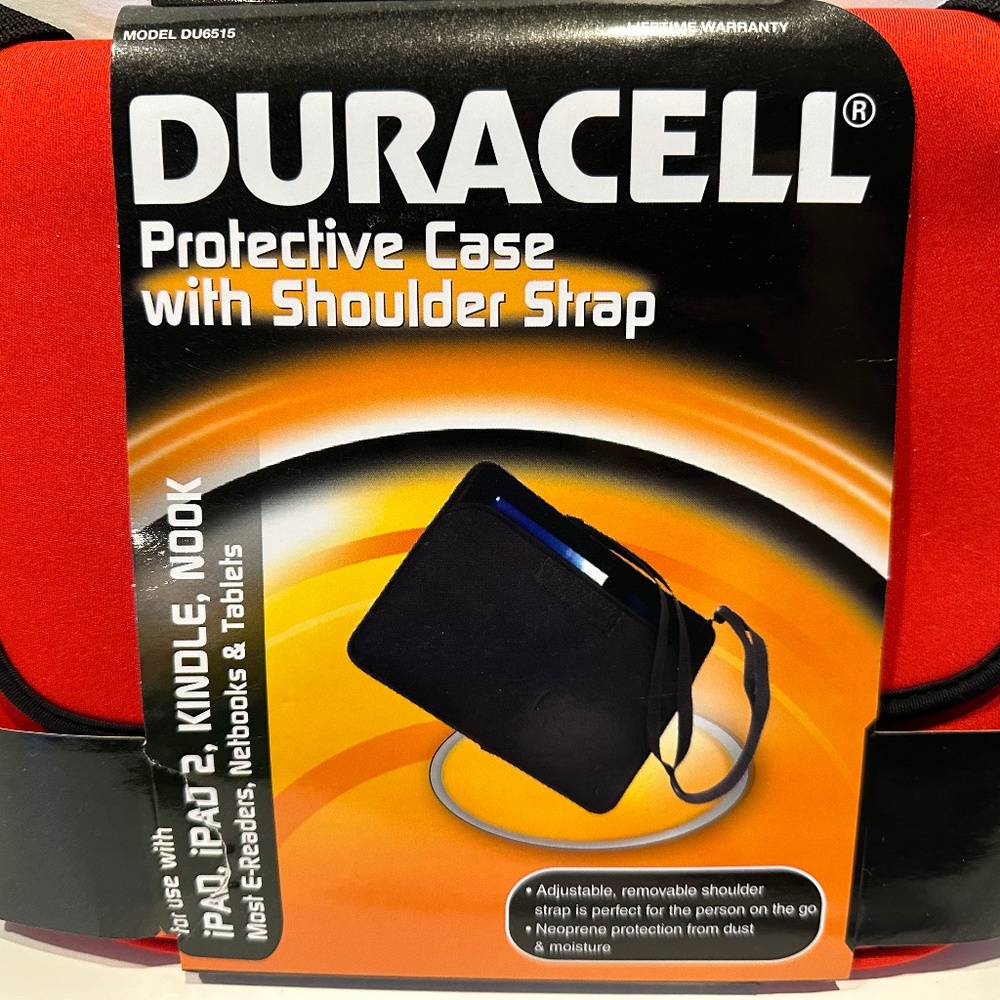 Duracell Tablet Case with shoulder strap. New.